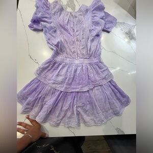 Purple love shack fancy dress size small